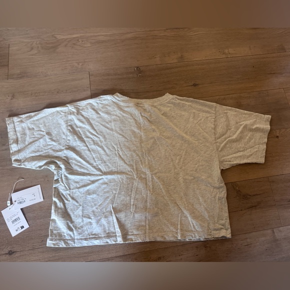 Anine Bing Women's Distressed cropped Johnny Tee - Picture 7 of 8